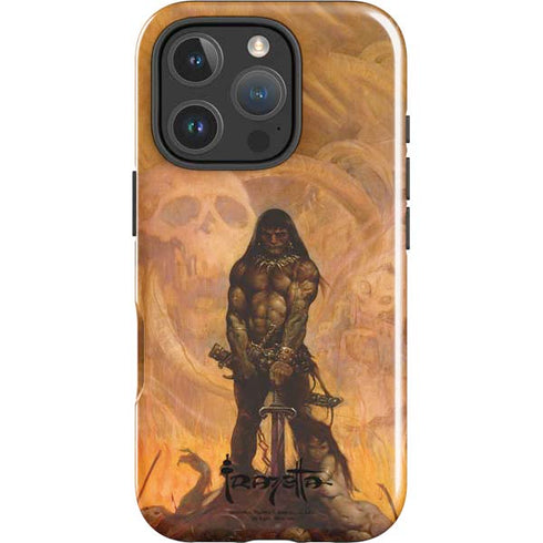 Barbarian by Frazetta iPhone 16 Pro Impact Case